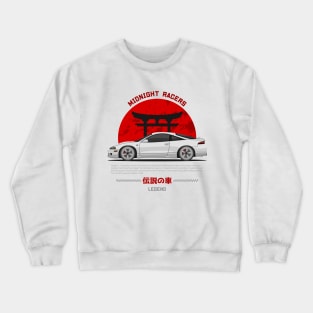 Tuner White Eclipse 2GA JDM Crewneck Sweatshirt